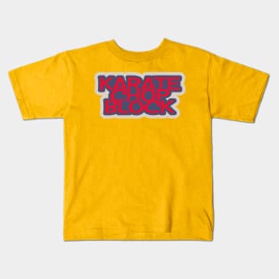 Judo Karate Chop Block Kids T-Shirt